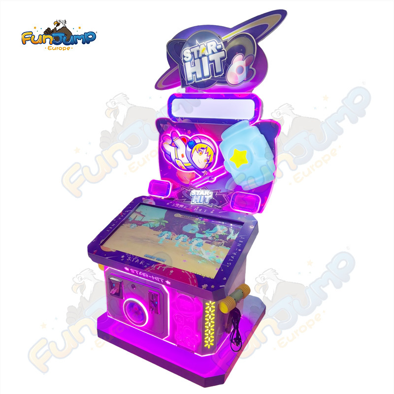 Star Hit Arcade Game – Multi-Mode Hammer Striker with 10 Whack-A-Monster Games
