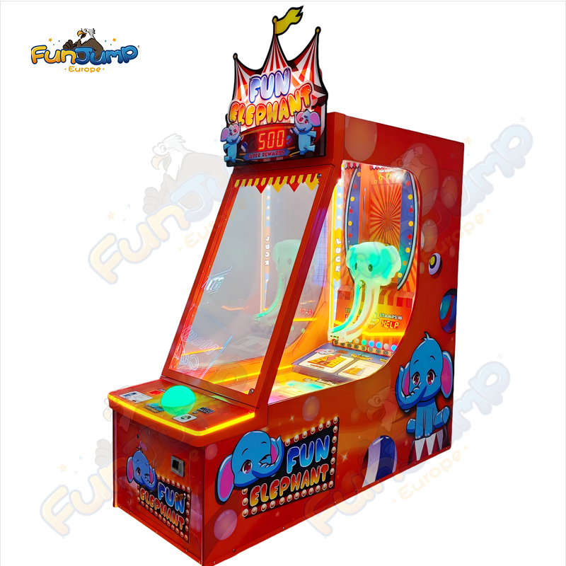 Fun Elephant Arcade Redemption Game | Precision Timing Challenge with Moving Target