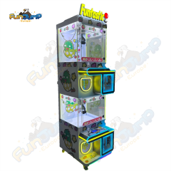 Optimized Version: Funtastic 2-Claw Arcade Crane Machine – High-Visibility Two-Player Prize Redemption Game