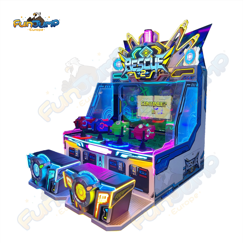 Rescue 2-4P Water Blaster Arcade Game | Multi-Player Fun with Variety of Challenges