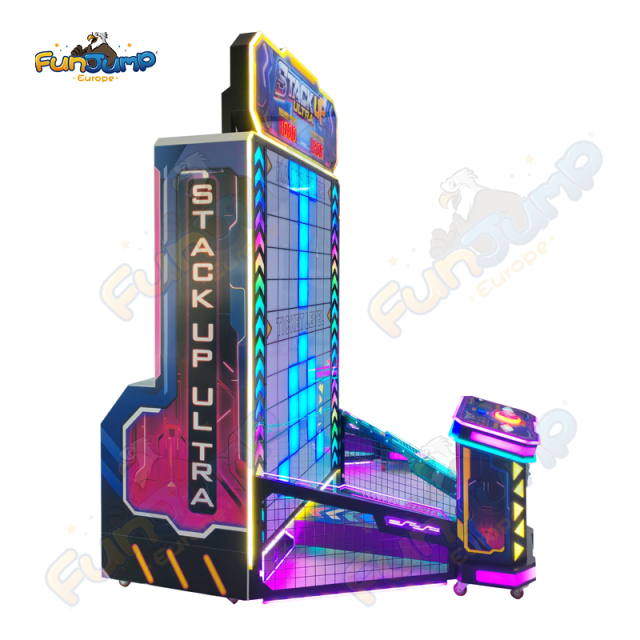 Stack Up-Ultra-Ticket: Skill-Based Block Stacking | High-Stakes Risk/Reward Redemption Game