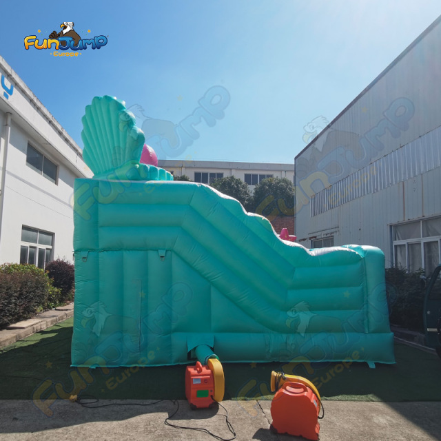 Inflatable Mermaid Bouncer FUNJUMP | Large Land Theme Equipment | Commercial Operation B2B | IN1-021