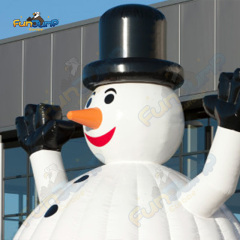 Inflatable Snowman Bouncer FUNJUMP | Large Outdoor Amusement Equipment | Commercial Operation B2B | IN1-047