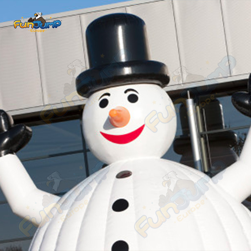 Inflatable Snowman Bouncer FUNJUMP | Large Outdoor Amusement Equipment | Commercial Operation B2B | IN1-047