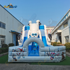 Inflatable Polar Bear Slide FUNJUMP | Large Land Theme Equipment | Commercial Operation B2B | IN3-071
