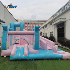 Inflatable Mermaid Tail Slide FUNJUMP | Large Land Theme Equipment | Commercial Operation B2B | IN3-081