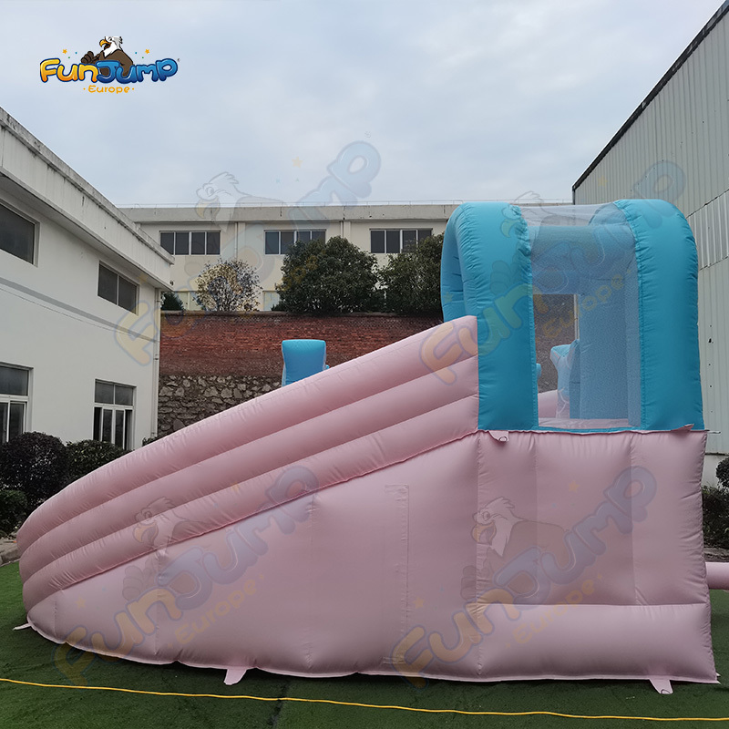 Inflatable Mermaid Tail Slide FUNJUMP | Large Land Theme Equipment | Commercial Operation B2B | IN3-081