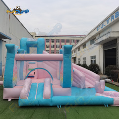 Inflatable Mermaid Tail Slide FUNJUMP | Large Land Theme Equipment | Commercial Operation B2B | IN3-081