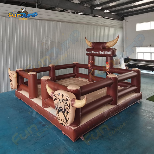 Inflatable Mechanical Bull Arena FUNJUMP | Large Land Challenge Equipment | Commercial Operation B2B | IN5-016