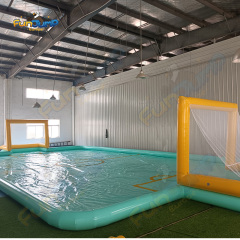 Inflatable Soccer Field FUNJUMP | Large Land Sport Arena Equipment | Commercial Operation B2B | IN5-04