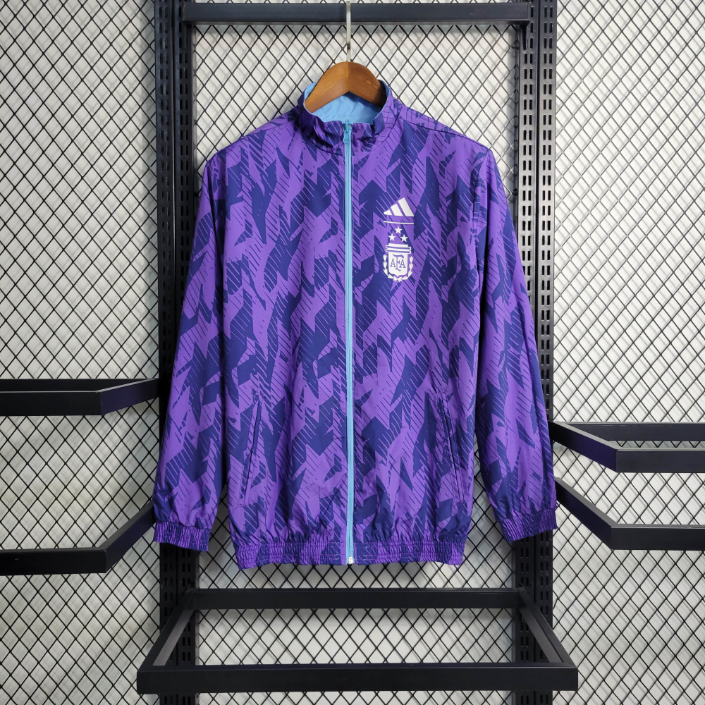 2023  Double-sided Windbreaker Argentina 3-star size S-XXL