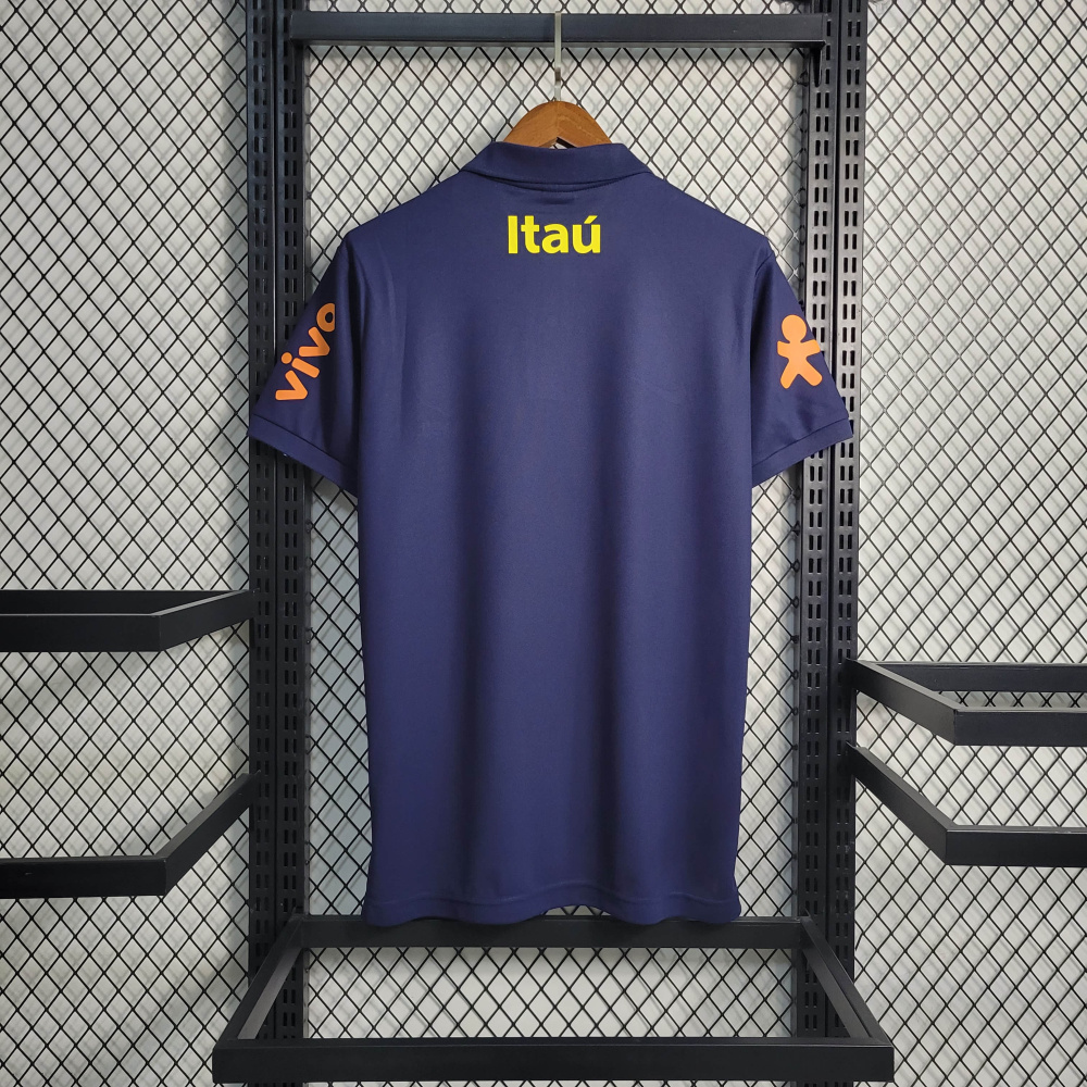 22/23 Brazil POLO Royal Blue Size S-XXL