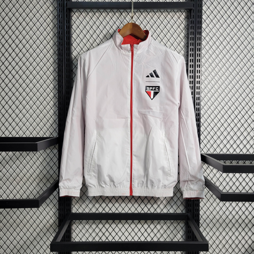 23/24 Windbreaker Double sided Sao Paulo Black Red Size S-XXL