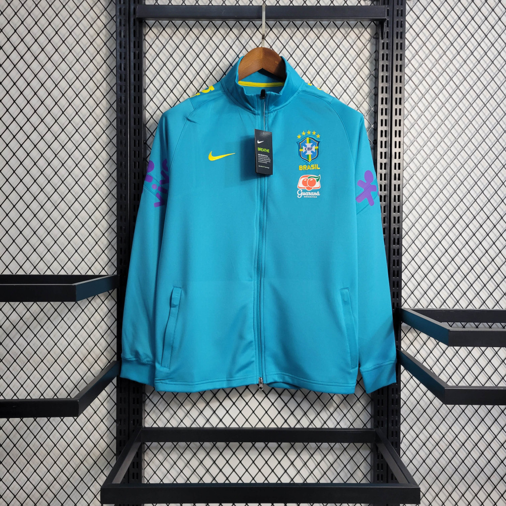 22/23 Brazil Blue Jacket Size S-XXL