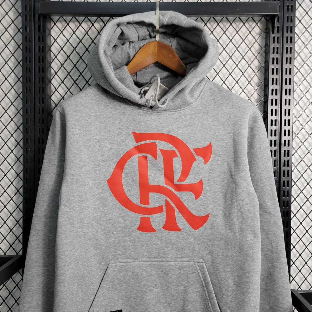 23/24 Flamengo Hoodie Grey Size S-XXL