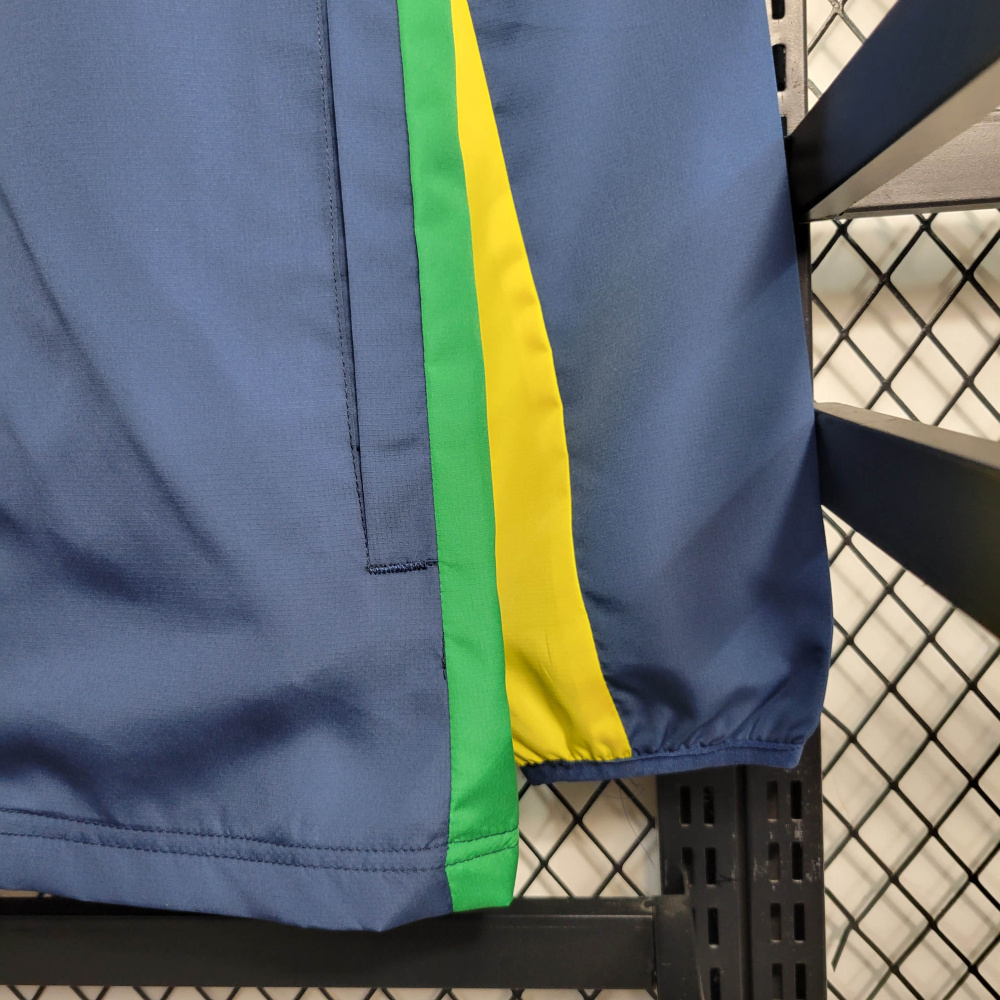 22/23 Windbreaker Brazil Royal Blue Size S-XXL