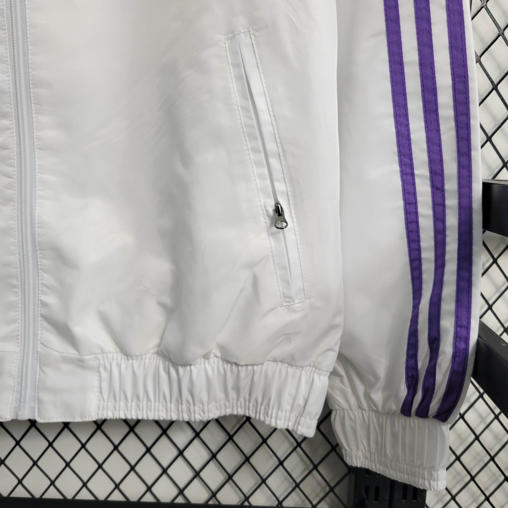23/24 Windbreaker Reversible Real Madrid Size S-XXL