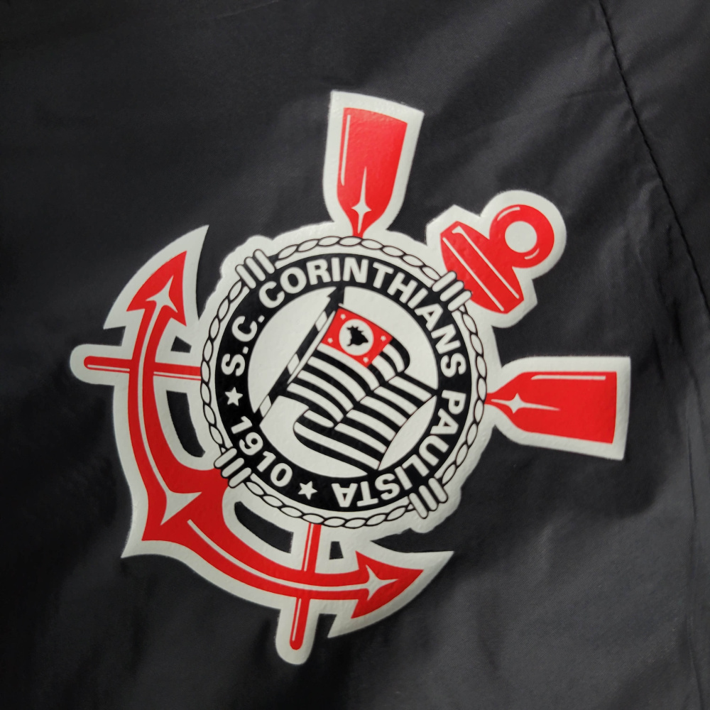 22/23 Windbreaker Corinthians Black Size S-XXL