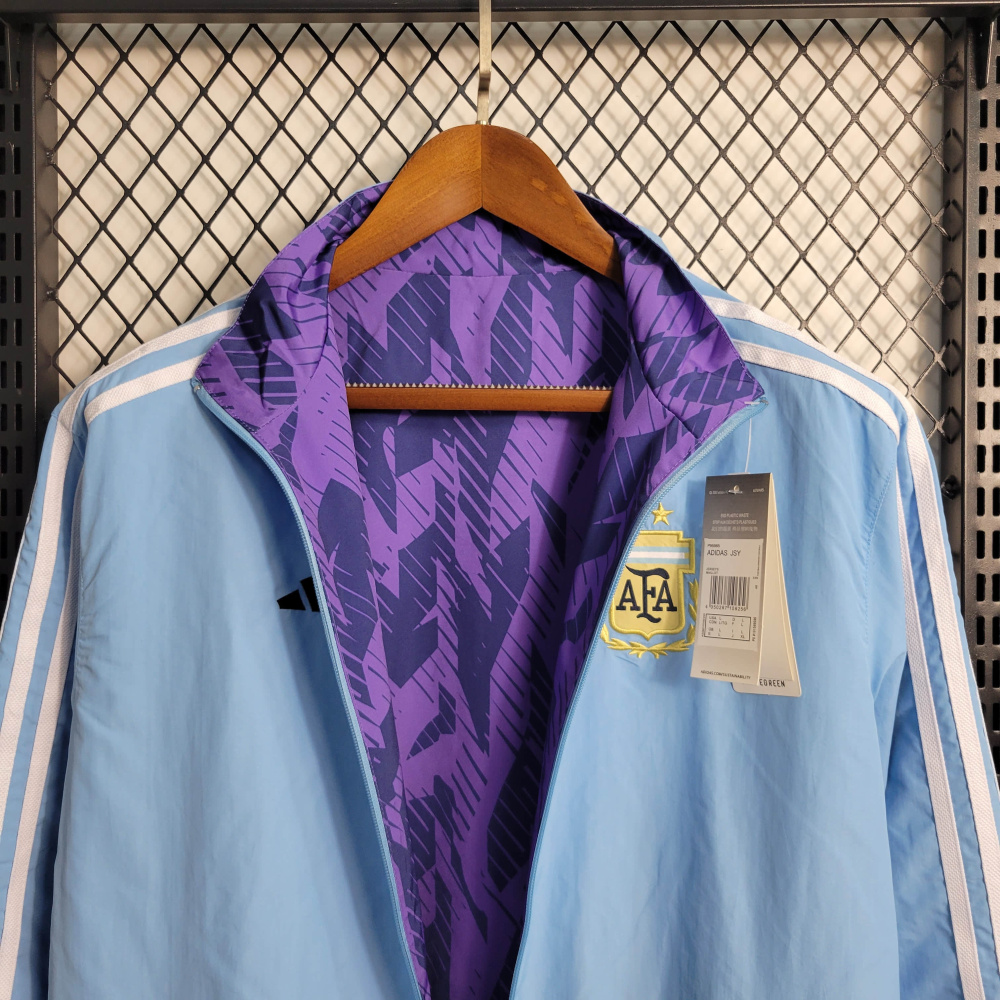 2023  Double-sided Windbreaker Argentina 3-star size S-XXL