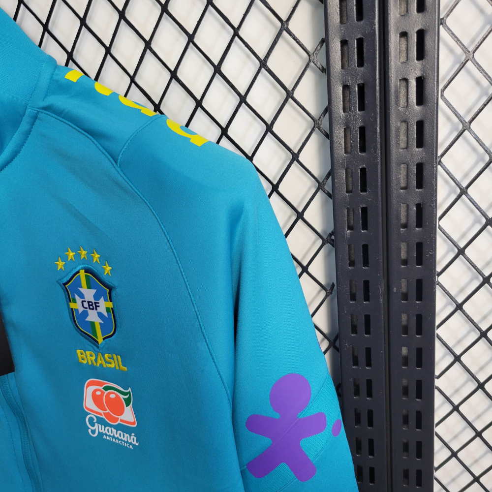 22/23 Brazil Blue Jacket Size S-XXL