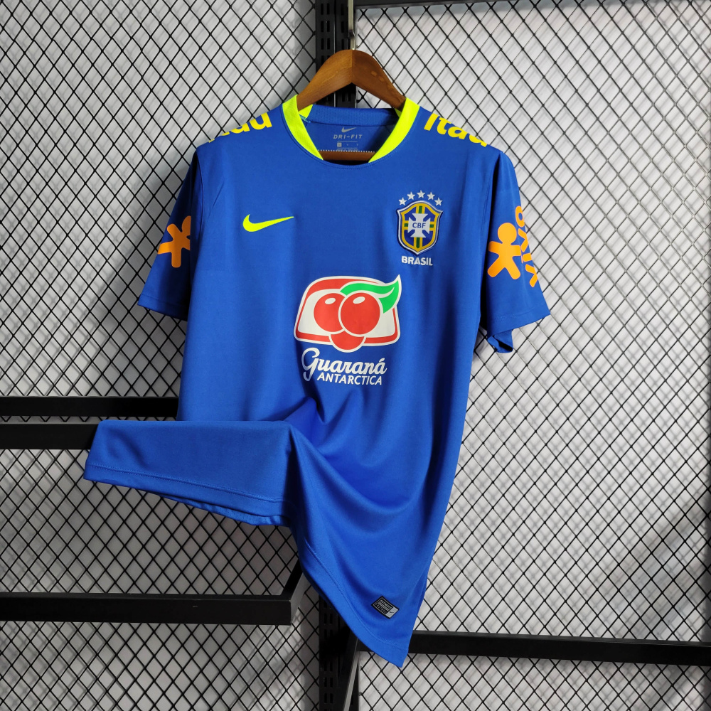 Brazil Training Wear Blue All Sponsor Size S-XXL