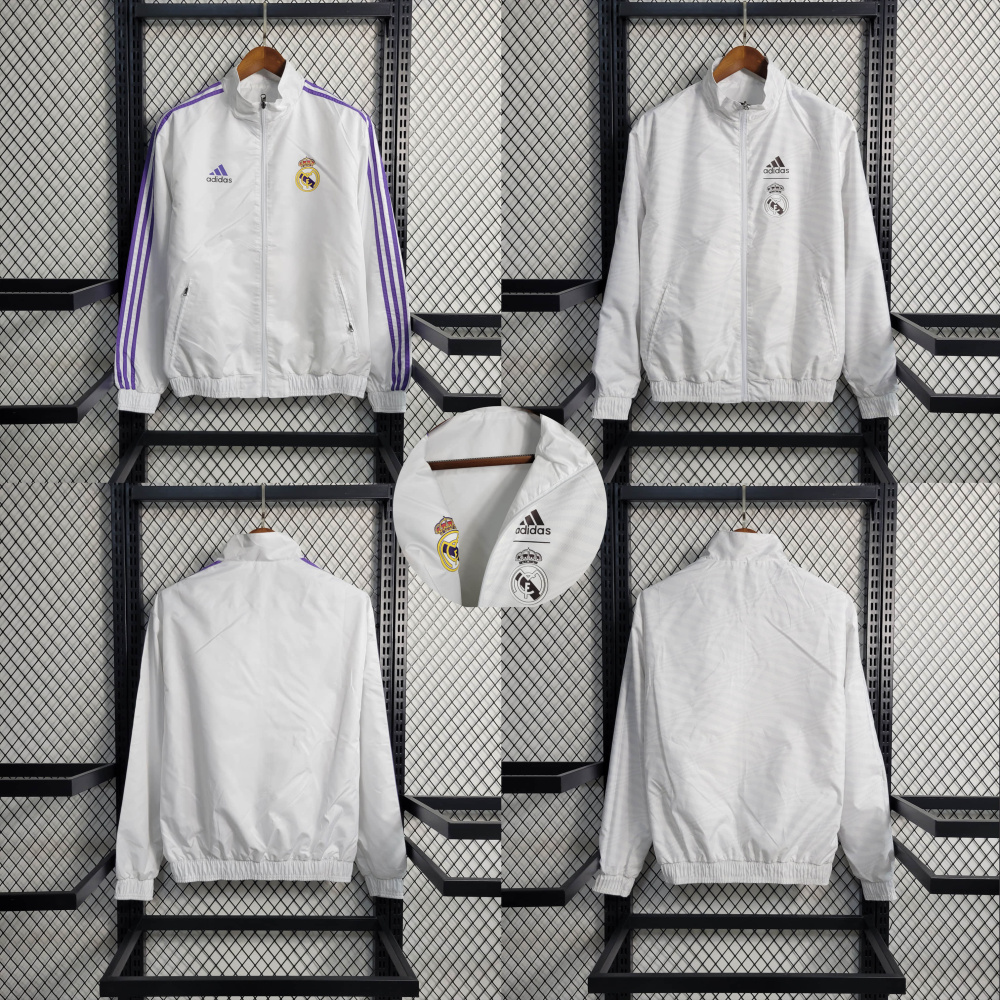 23/24 Windbreaker Reversible Real Madrid Size S-XXL