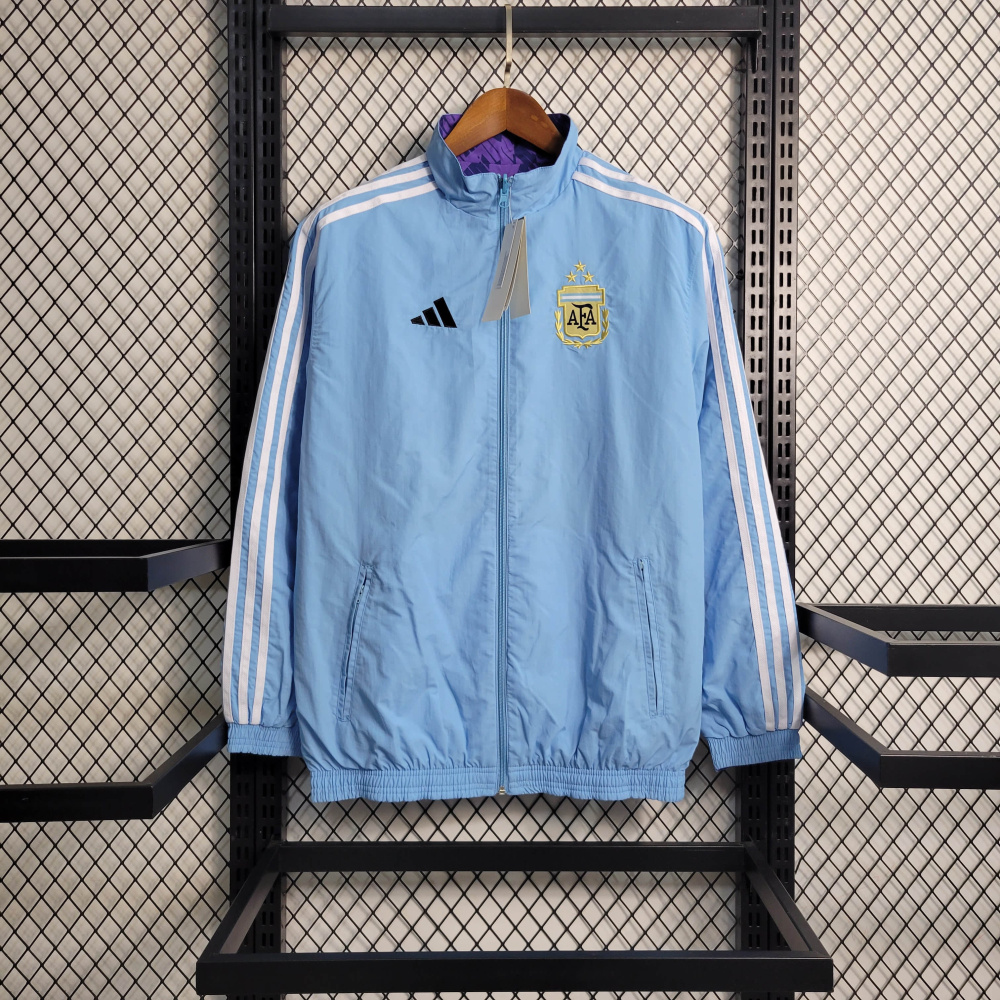 2023  Double-sided Windbreaker Argentina 3-star size S-XXL