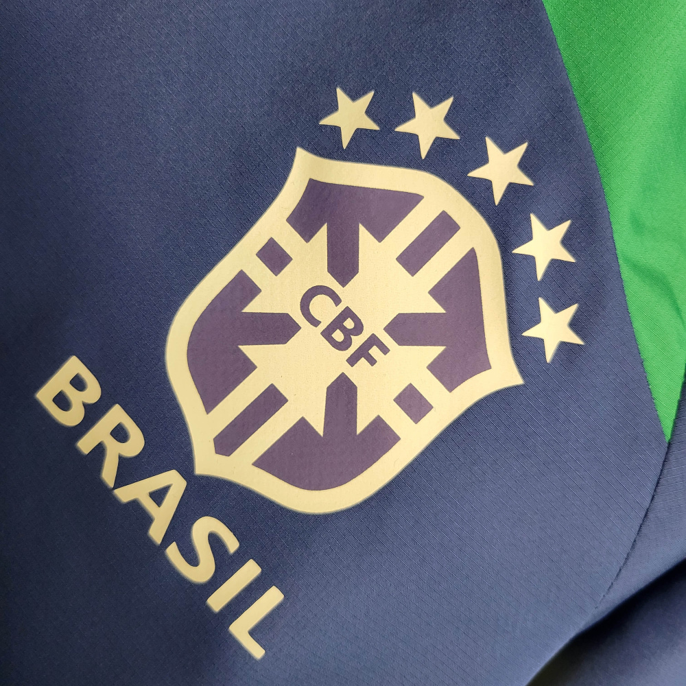 22/23 Windbreaker Brazil Royal Blue Size S-XXL