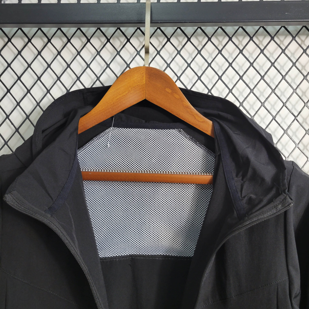 23/24 Windbreaker Flamengo Black Size M-3XL