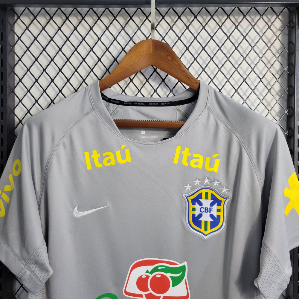Brazil Training Shirt Grey Size S-XXL