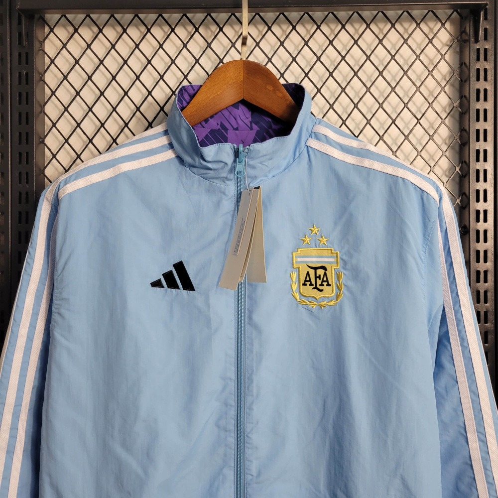 2023  Double-sided Windbreaker Argentina 3-star size S-XXL