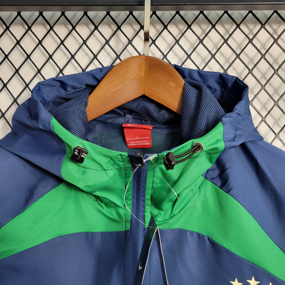 22/23 Windbreaker Brazil Royal Blue Size S-XXL