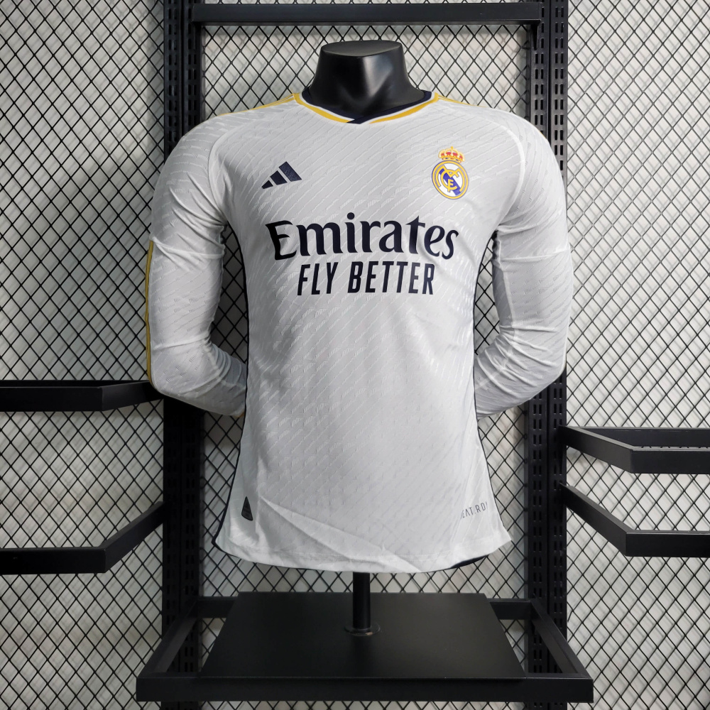 23/24 Player Real Madrid home long sleeve size S-XXL