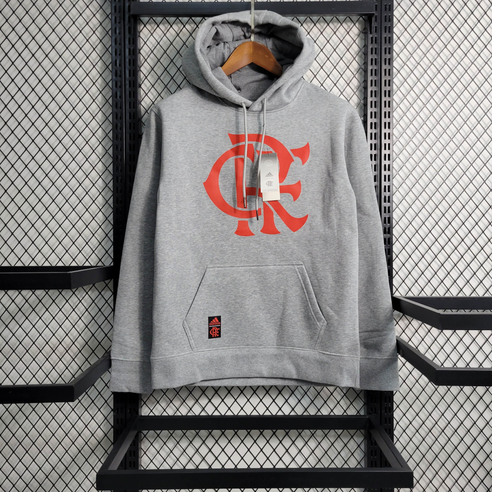 23/24 Flamengo Hoodie Grey Size S-XXL