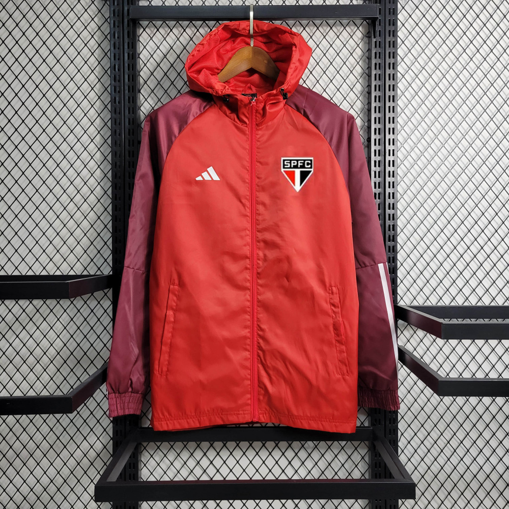 23/24 Windbreaker Sao Paulo Red Size S-XXL