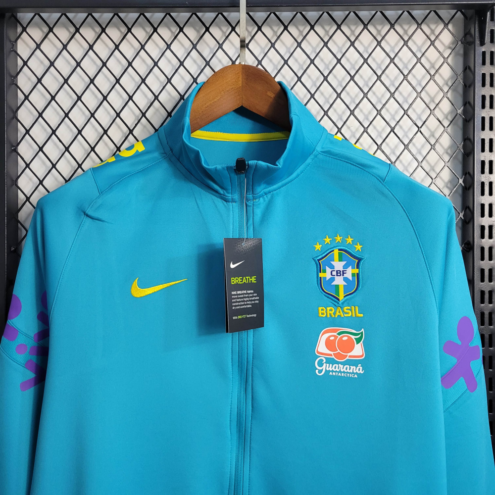 22/23 Brazil Blue Jacket Size S-XXL