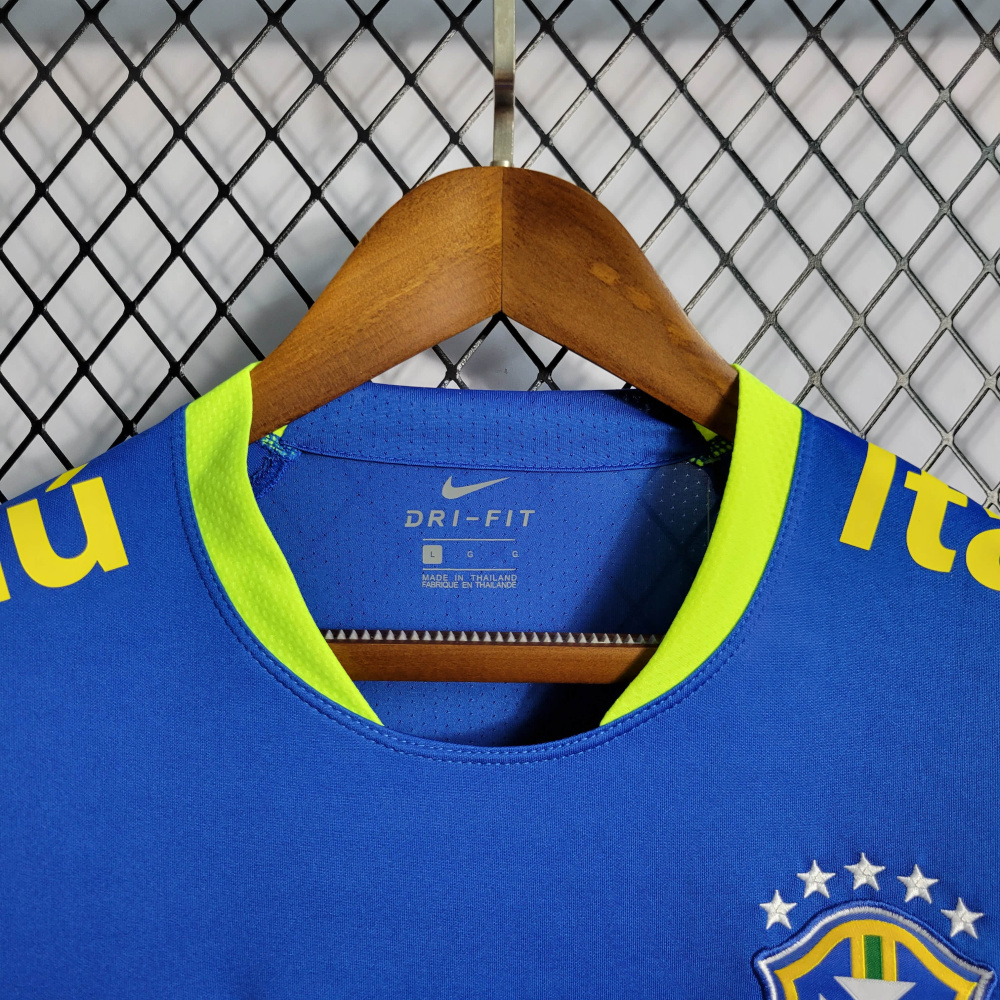 Brazil Training Wear Blue All Sponsor Size S-XXL