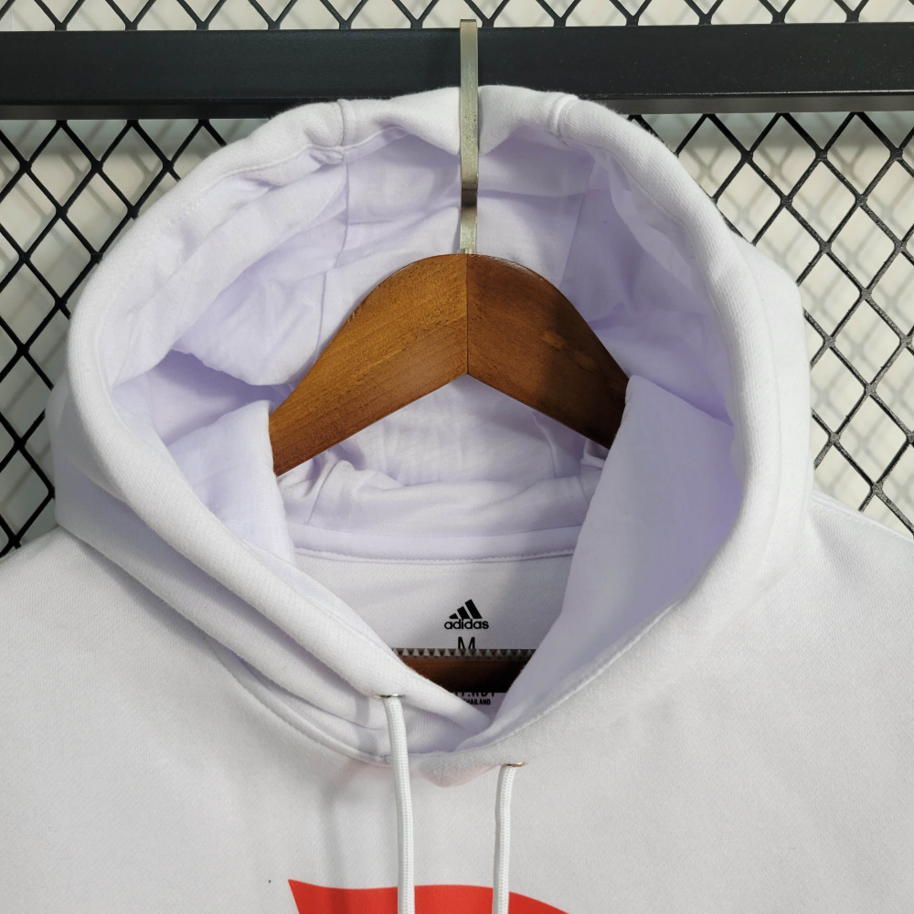 23/24 Flamengo Hoodie White Size S-XXL