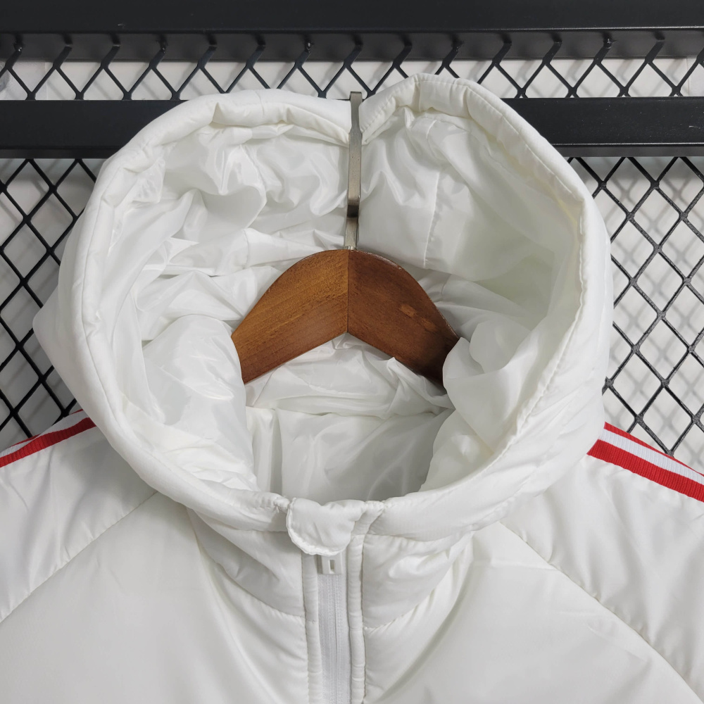 23/24 Warm jacket Flamengo white size S-XXL