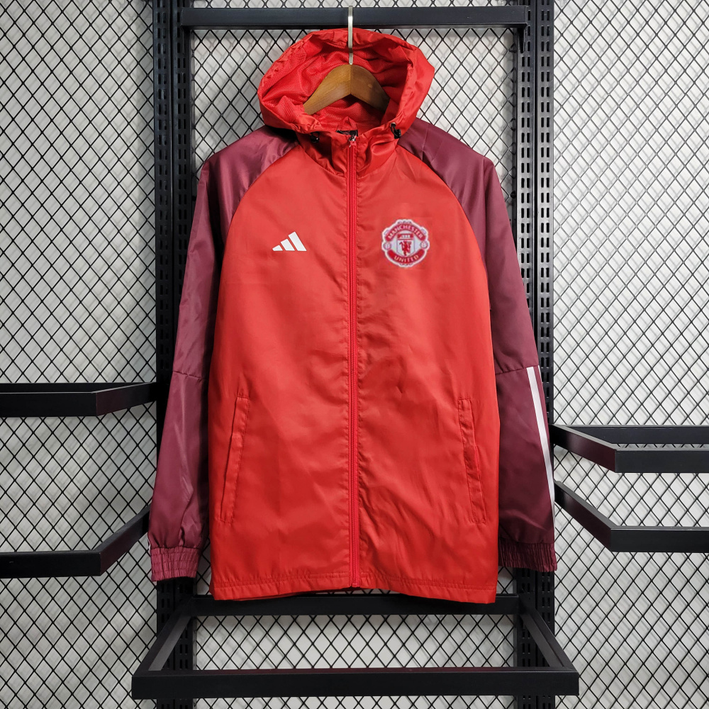 23/24 Windbreaker Manchester United Red Size S-XXL