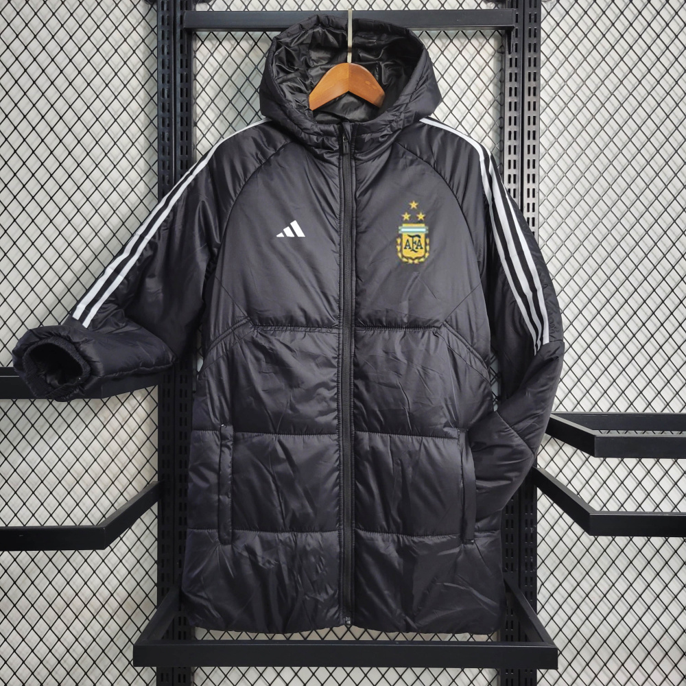 23/24 Cotton warm jacket Argentina black size S-XXL