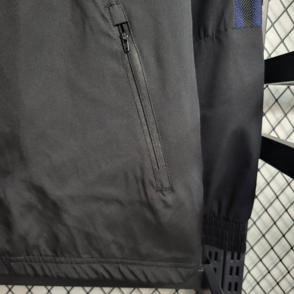 Windbreaker Real Madrid Black Size S-XXL