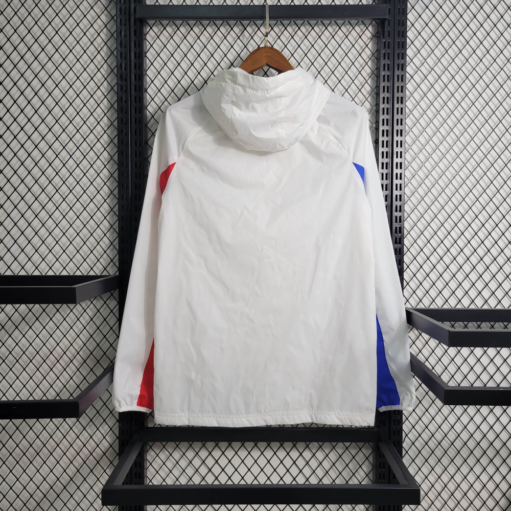 Windbreaker Barcelona White Size S-XXL