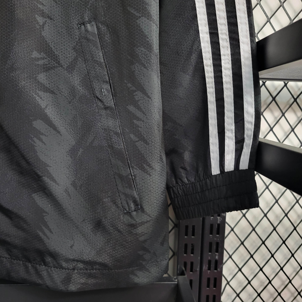 Windbreaker Real Madrid Black Size S-XXL