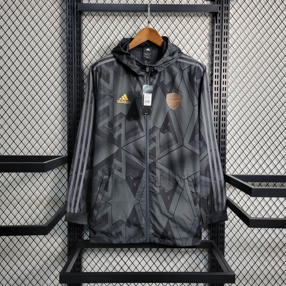 22/23 Windbreaker Arsenal Black Size S-XXL