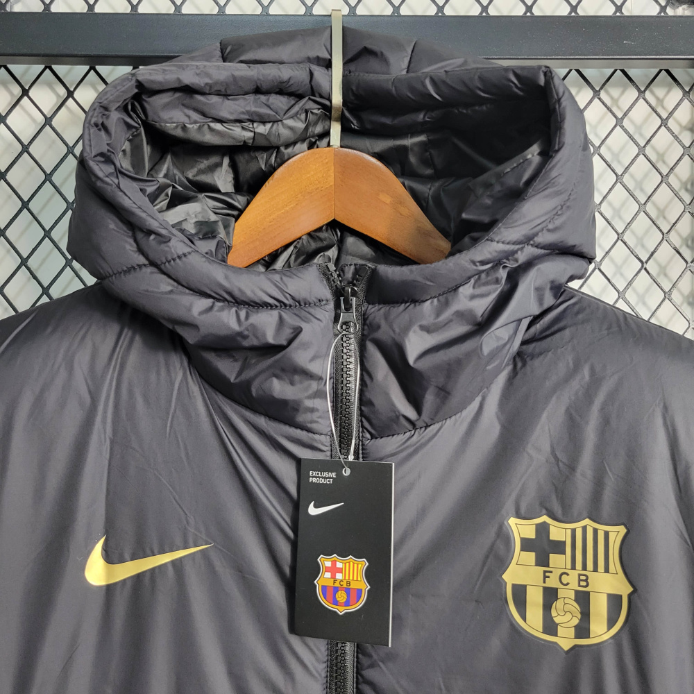 Cotton warm jacket Barcelona black size S-XXL