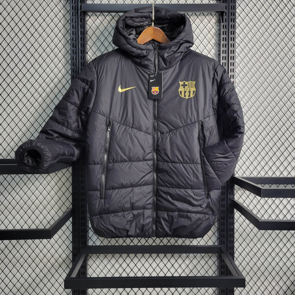 Cotton warm jacket Barcelona black size S-XXL