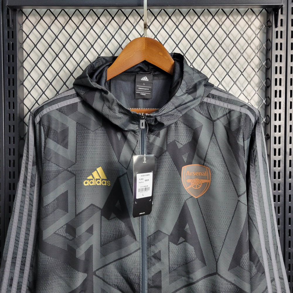 22/23 Windbreaker Arsenal Black Size S-XXL