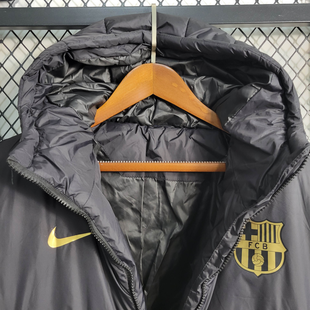 Cotton warm jacket Barcelona black size S-XXL