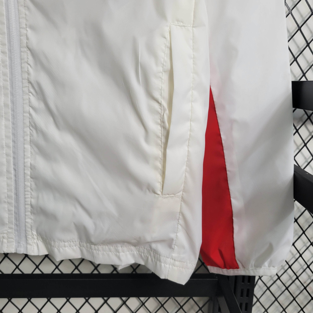 Windbreaker Barcelona White Size S-XXL